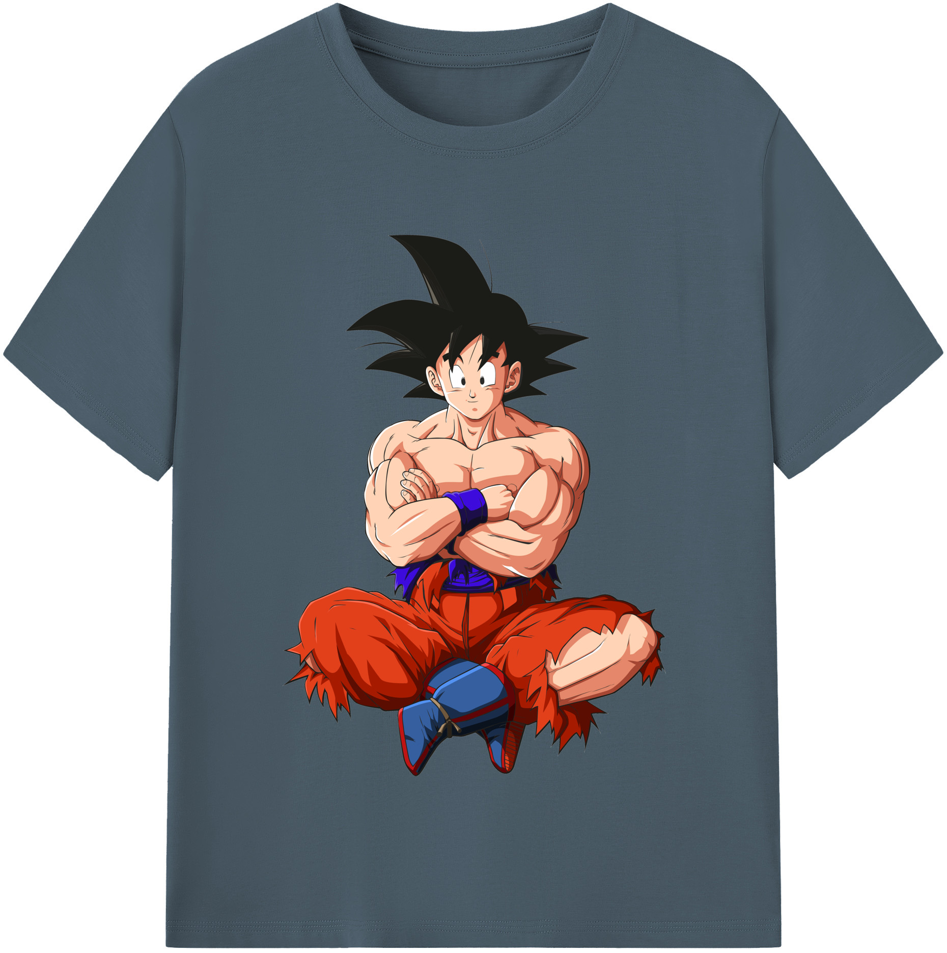 （画像用） ドラゴンボール 孫悟空（そん ごくう）Son Goku カカロット DRAGON BALL Kakarotto 綿100％半袖Tシャツ（フロントプリント）